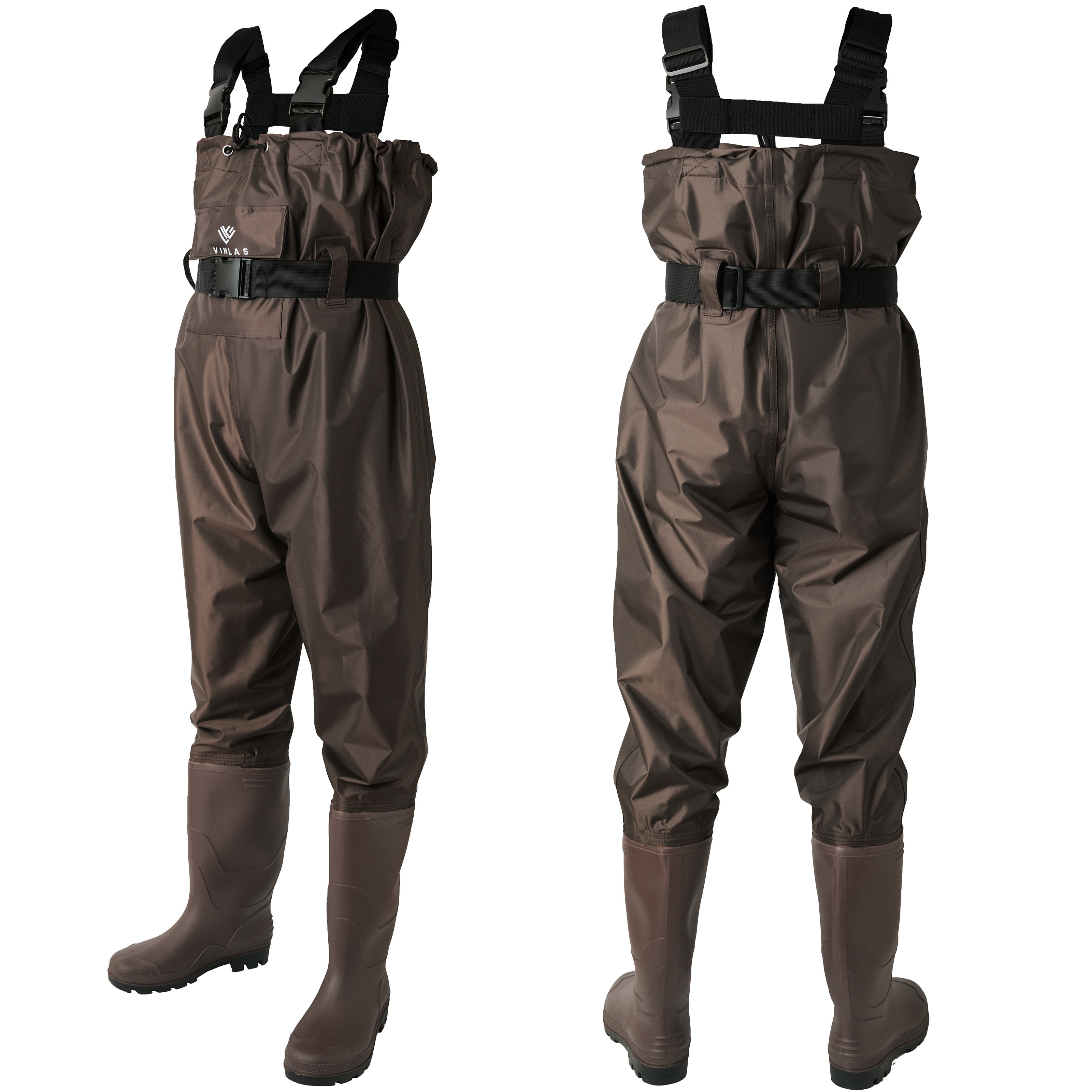 Waterproof Men Nylon PVC Chest Wader Children Strap Pants - China Wader and  Rainwear price