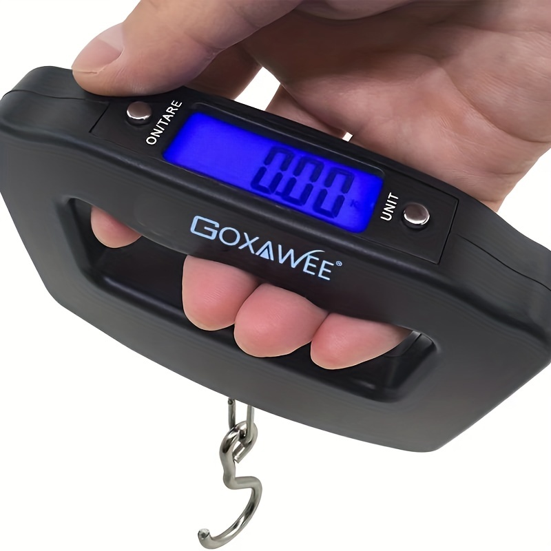 1pc Portable Luggage Scale With Strap, Electronic Rechargeable Hanging Hook  Scale Suitable For Fishing, Luggage, Travel