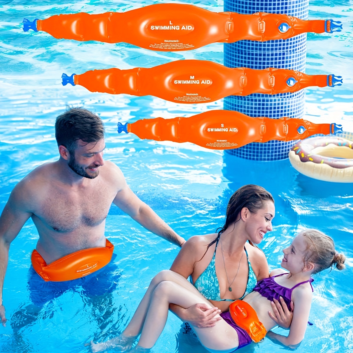 Adjustable Swimming Training Belt 3 Meters Elastic Rubber - Temu Canada