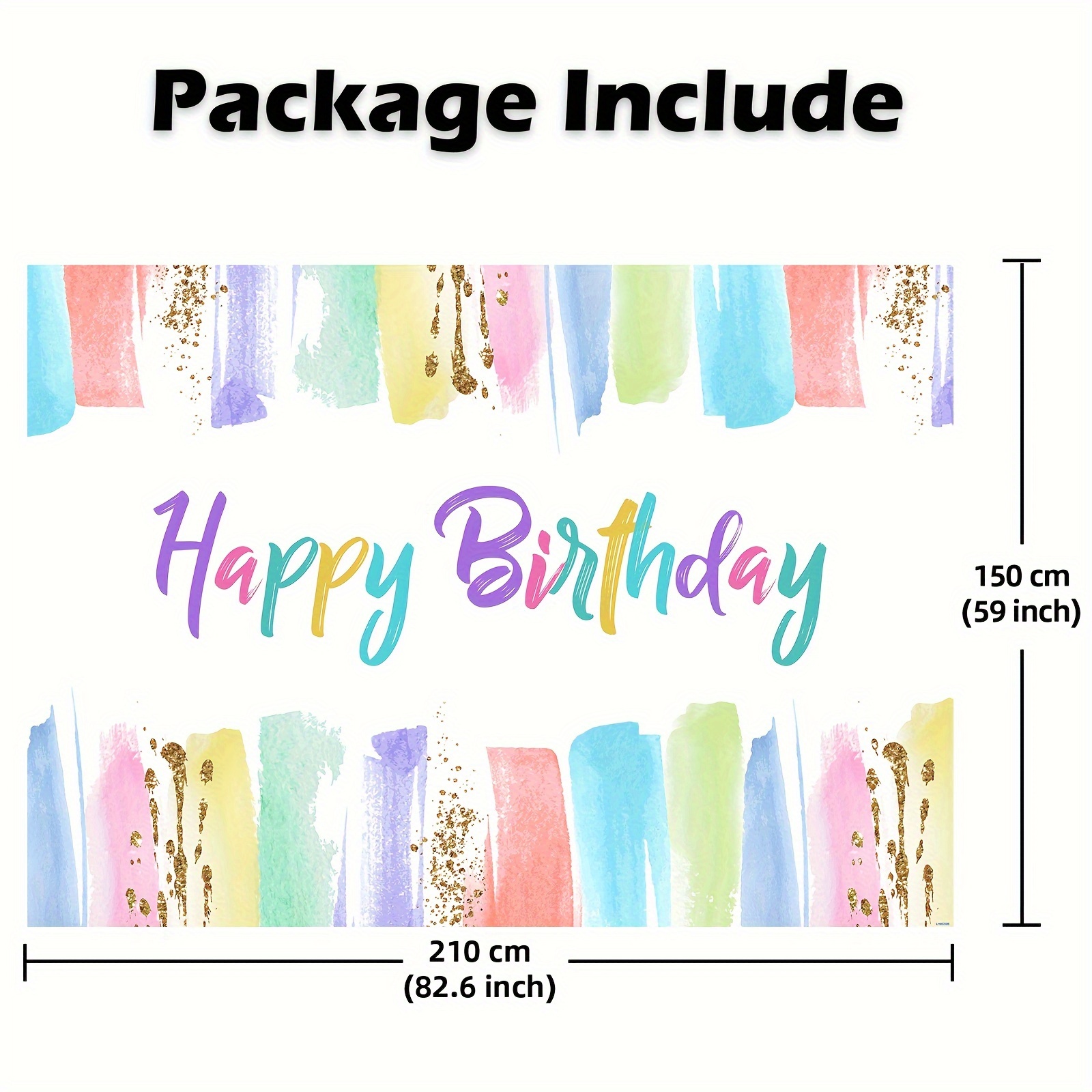 1pc 7x5ft Paint Birthday Backdrop Watercolor Paints Birthday Party  Decorations For Child Girl Coloring Art Party Theme Birthday Photography  Background Cake Table Banner Supplies - Home & Kitchen - Temu