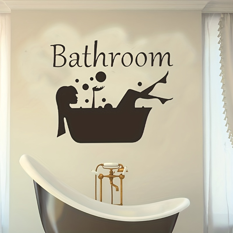 Stickers Salle de Bains, Adhésifs déco pour Salle de bain