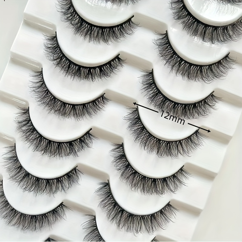 False Eyelashes Russian Strip Thick Large Dd Curling Soft - Temu Australia