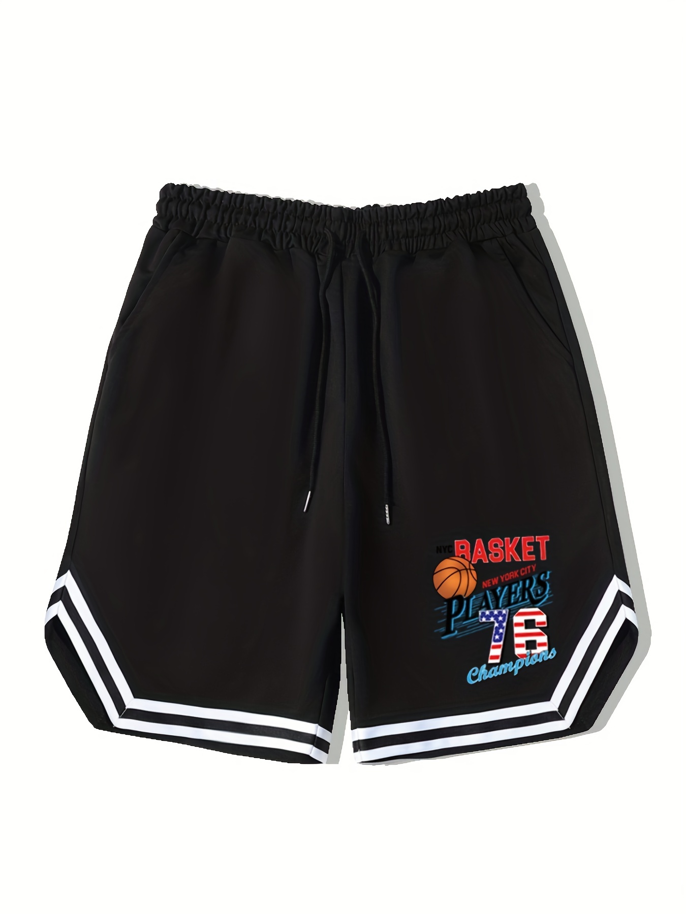 Pantalones Cortos Baloncesto Estampado N. 76 Hombre Pantalones