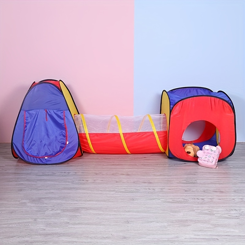 Tunnel Enfant 180 cm, Parc Bebe Pliable Tente Pop Up Tunnel Pliable pour  Enfants Jeu en intérieur/extérieur : : Jeux et Jouets