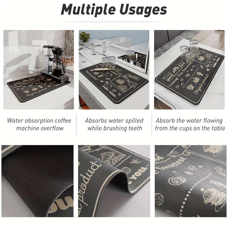 Tapis D'isolation Thermique Sans Lavage Pour Plan De Travail De Cuisine  Avec Égouttoir, Mode en ligne