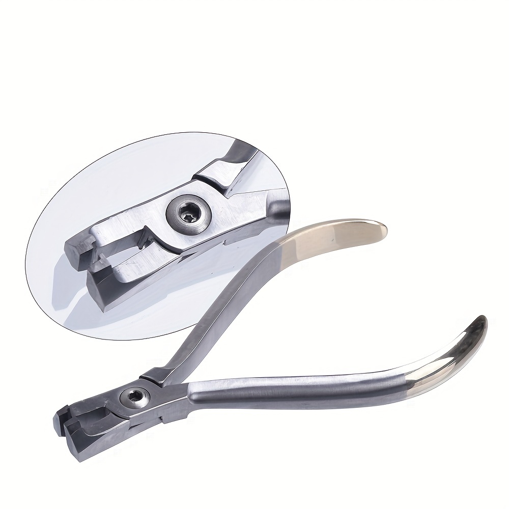 Braces Wire Cutter with Tungsten Carbide Inserts and Safety Hold