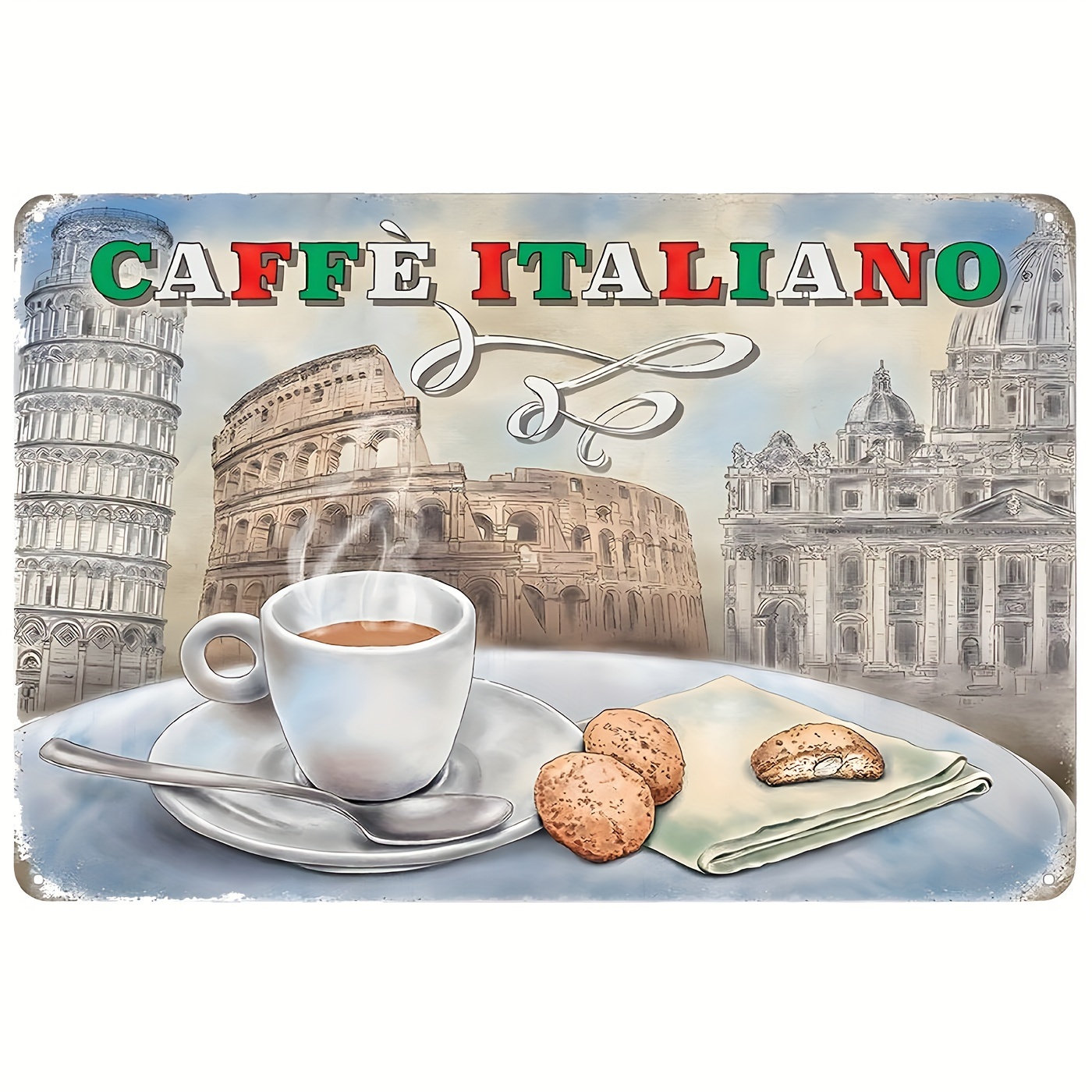 Targhe per caffè targhe in metallo Vintage targhe in metallo targhe in  metallo per caffè retrò per caffè cucina soggiorno Home Wall Art Decor -  AliExpress