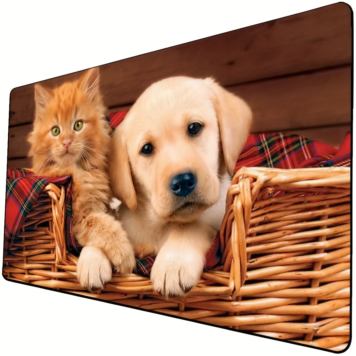 

Mouse Pad, Waterproof Pad, Desk Pad, Laptop Writing Desk Pad, Puppy Print Desk Pad