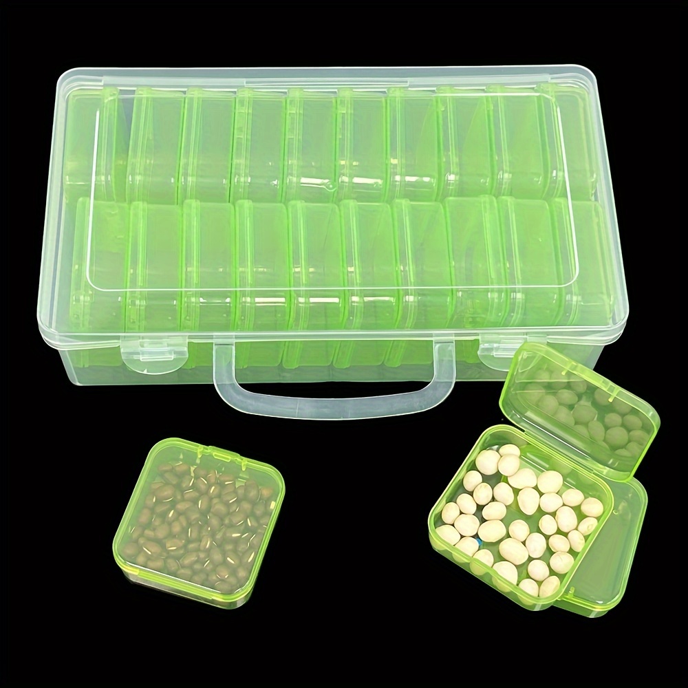 20 in 1 Plastic Transparent Storage Box Diamond Painting - Temu