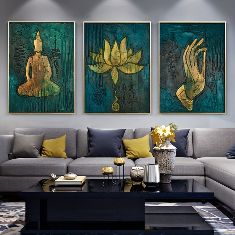 Modern Zen Canvas Wall Art Spa Yoga Meditation Home Decor - Temu