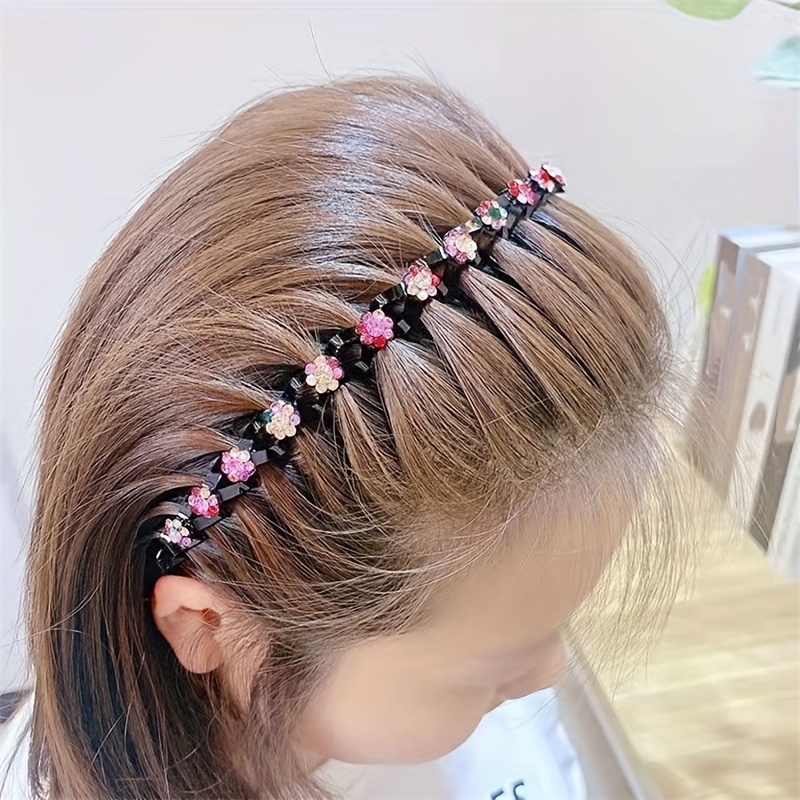 1PC Plastic Fashion Frosted Wide Headband Solid Hair Band Headwear Bezel  Hair Accessories For Woman Satin Covered Resin Hairband