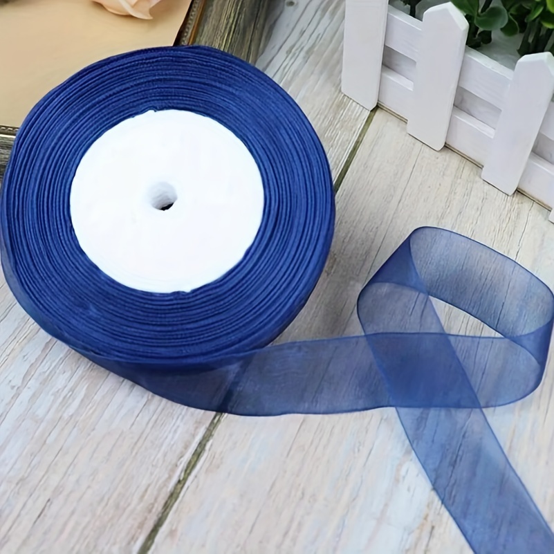 50 Yards Solid Royal Blue Double Faced Satin Ribbon 1.5 Inches Wide 
