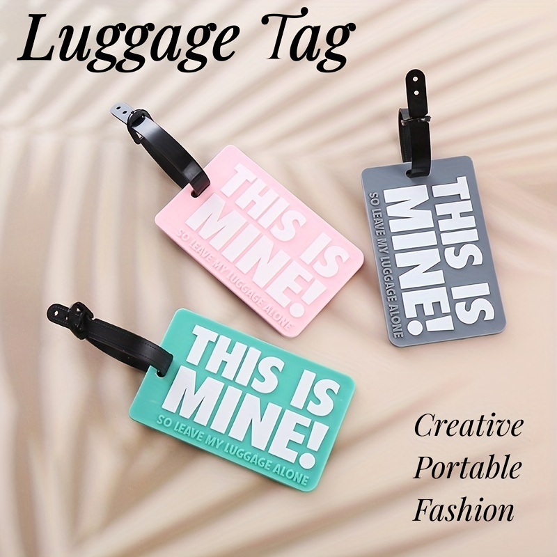 Creative World Map High Quality Travel Accessories Luggage Tag PU