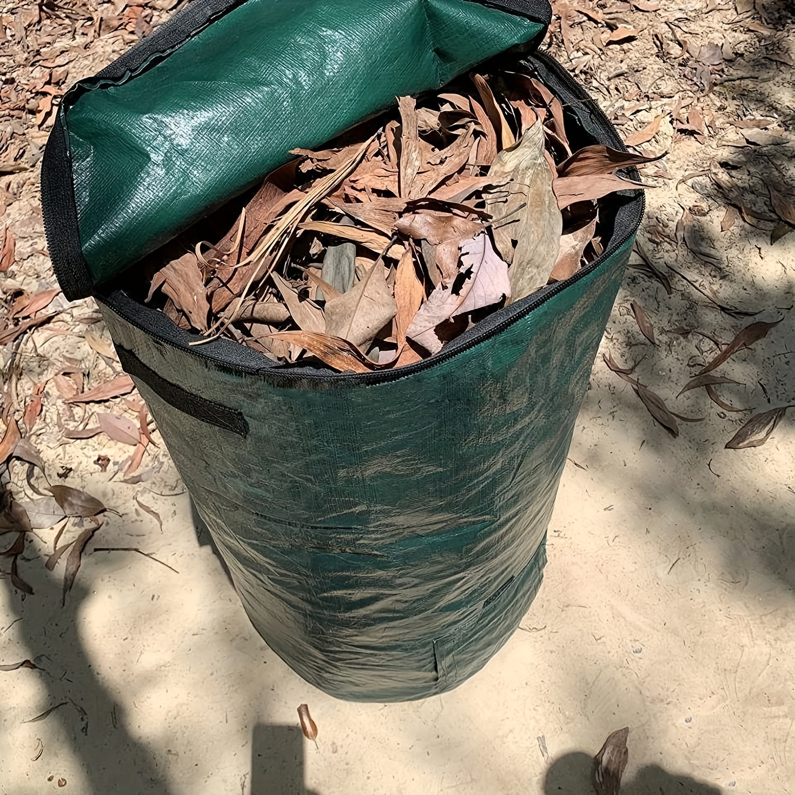 2 Pièces, Sac Poubelle À Compost, Sac À Déchets De Jardin Réutilisable