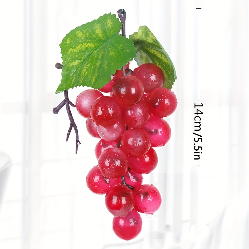 1pc High Simulation Fruit Frost Grape Feel Plastic Shooting Props Home  Rattan Decoration - Home & Kitchen - Temu