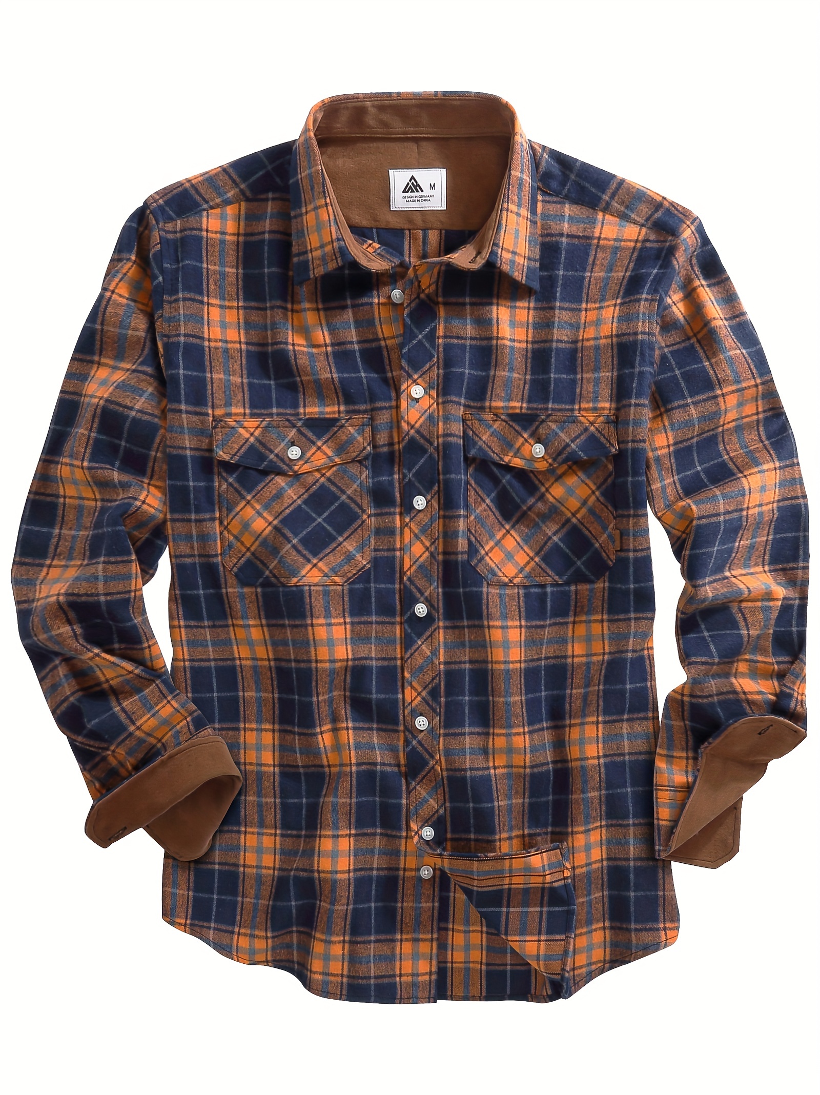 Plaid Print Men's Casual Button Up Long Sleeve Shirt, Men's Clothes For  Spring Summer Autumn, Tops For Men - Temu