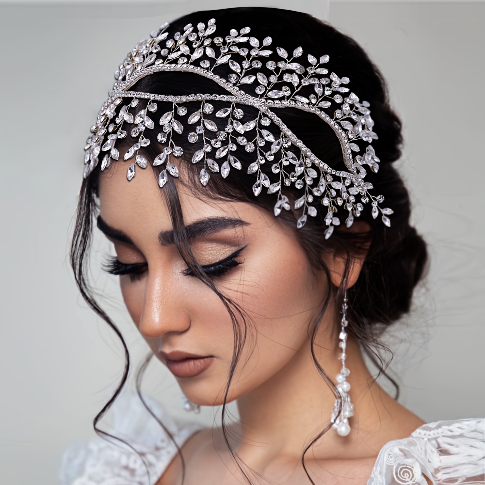 Crystal Headband Head Piece Exquisite Head Jewelry Bridal Wedding