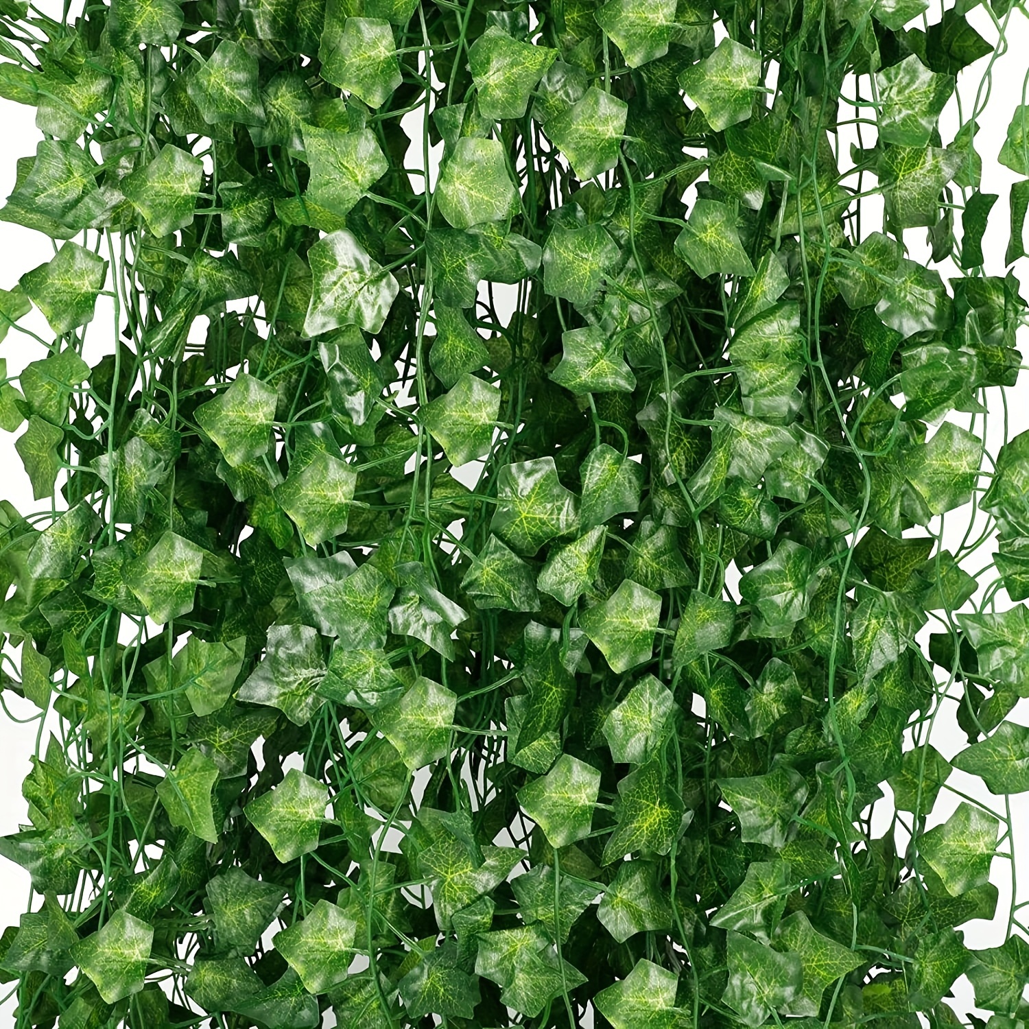 12packs Artificial Hanging Plant Fake Vine Ivy Leaf Greenery Garland Party  Decor