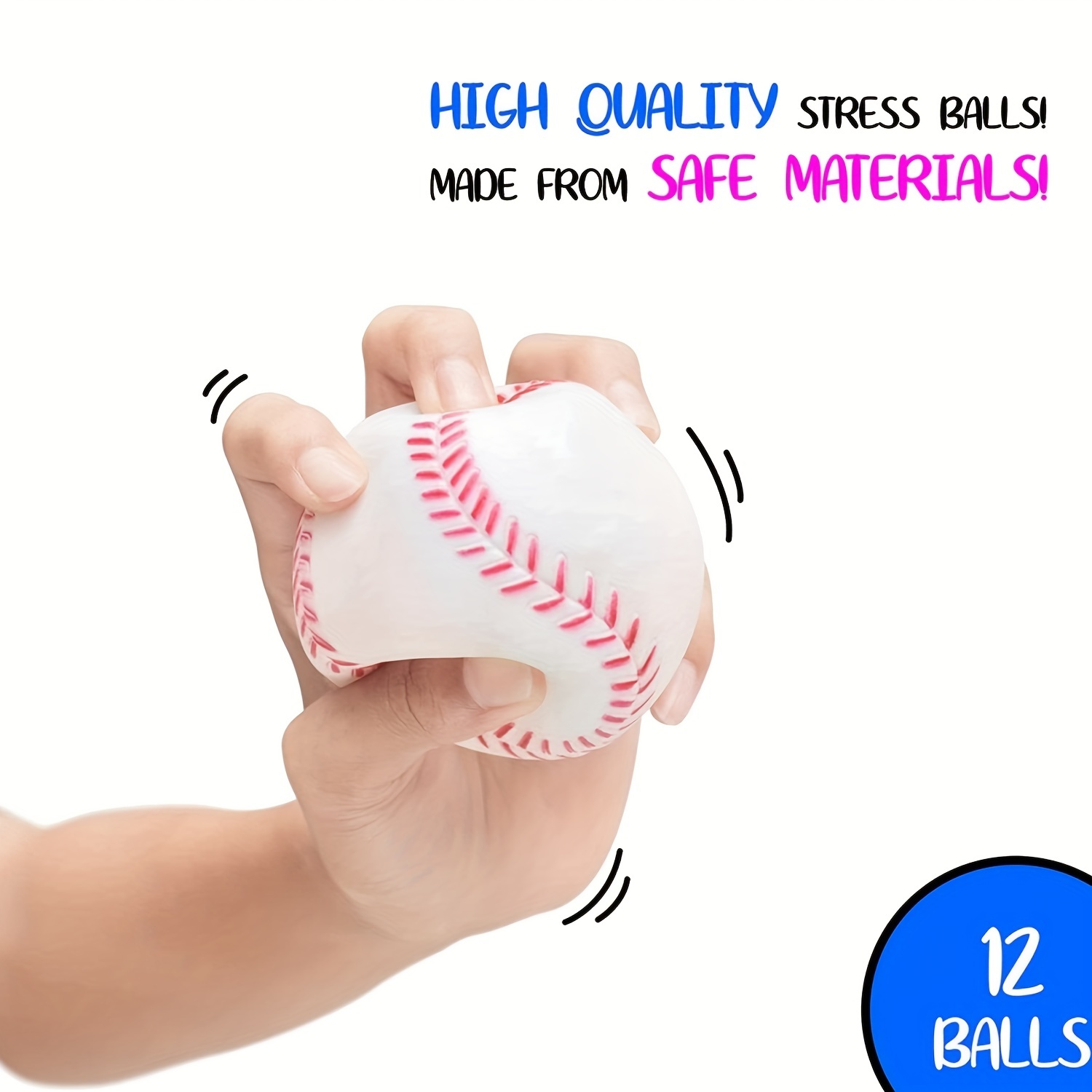 12 Pieces Mini Softball Stress Ball Foam Sports Balls Party Favor Tiny  Baseball Toys for Stress Relief, Party Bag Gift Fillers, School Carnival