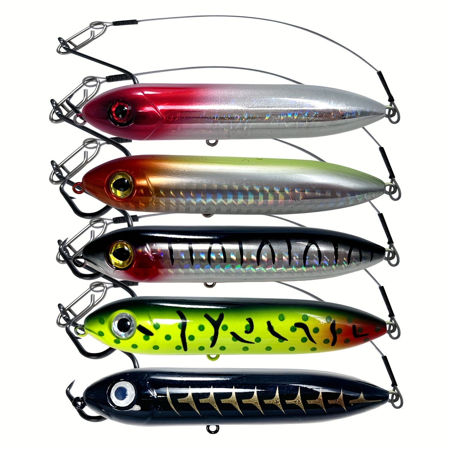 Topwater Artificial Fishing Lures With Weedless Hook Bionic - Temu
