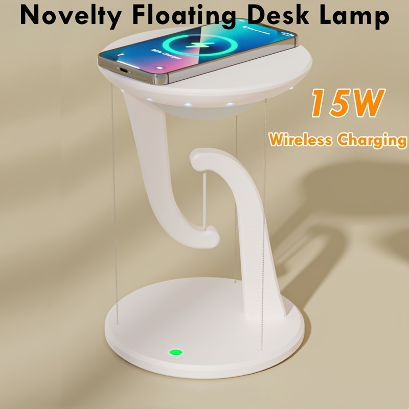 Multifunction Wireless Charger Pad Stand Led Desk Table Lamp - Temu