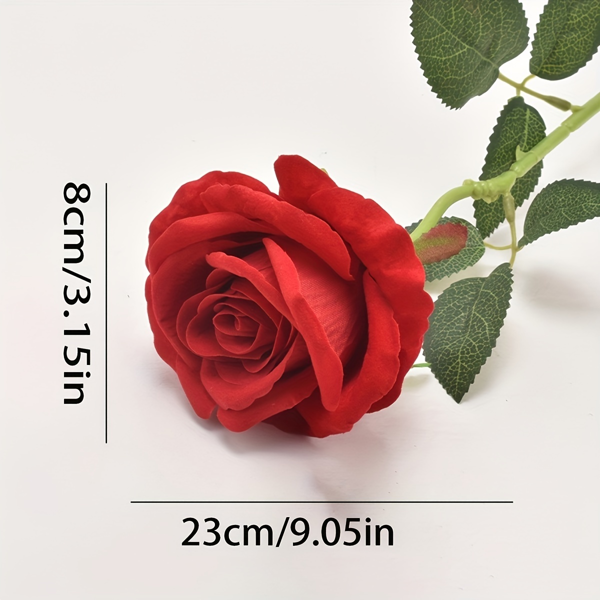 Flojery 10pcs Artificial Rose Flowers Long Stem Fake Silk Roses for DIY  Wedding Bouquet Table Centerpiece Home Decor,Red