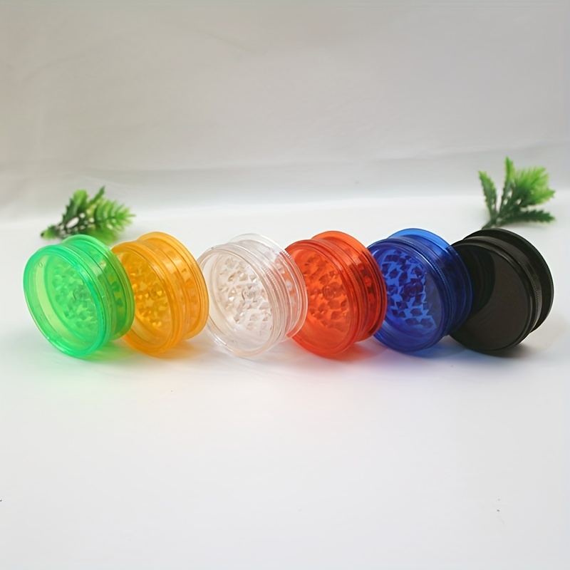 Round Shape Plastic Tobacco Grinder Herb Grinder Tobacco - Temu