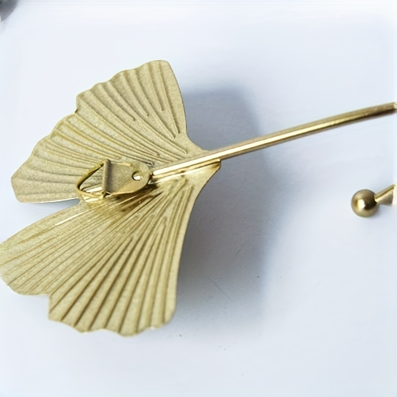 Metal Decorative Hook Feather/leaf Styling Wall Hook Wall - Temu