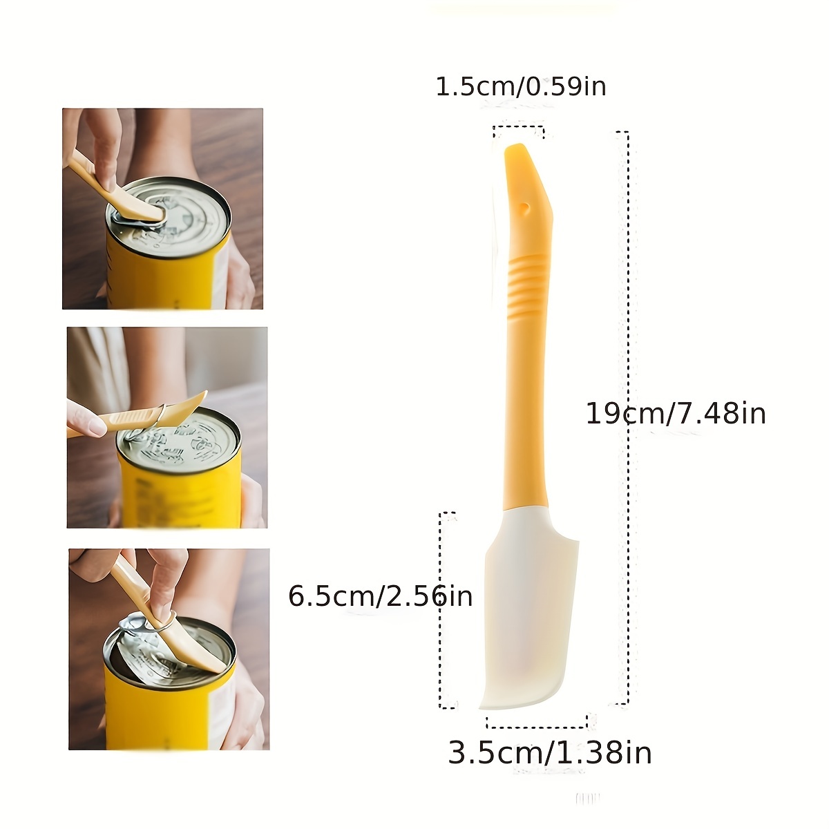 Silicone Jar Spatula Food Grade Jam Jar Scraper Baking Tools - Temu