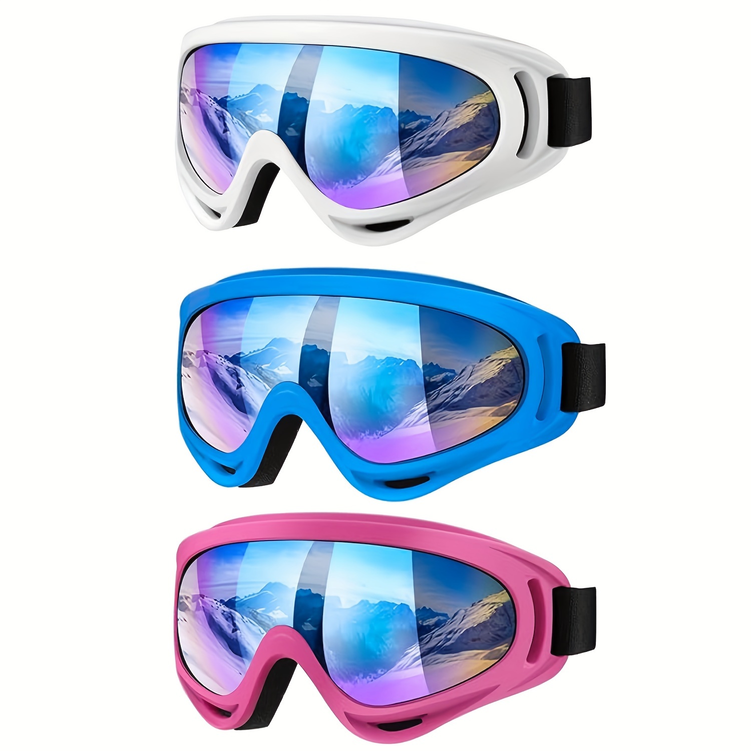 Gafas de esquí para niños MAXJULI lentes esféricos de doble - Temu