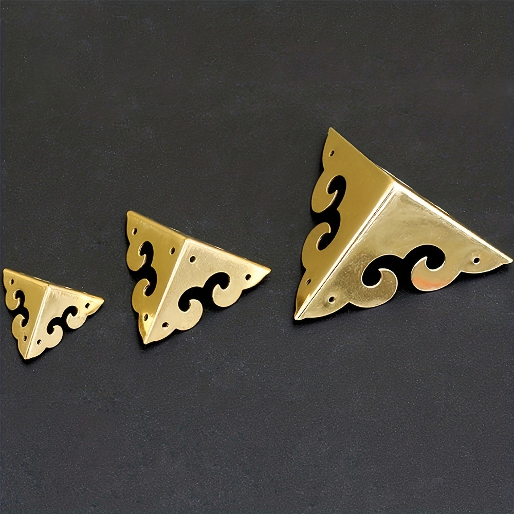 Wooden Triangle Corner Protectors Decorative Brackets For - Temu