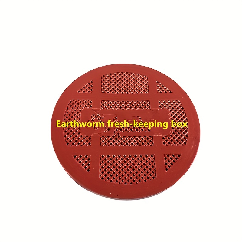 Abs Red Worm Bait Storage Box Thickened Breathable Handheld - Temu