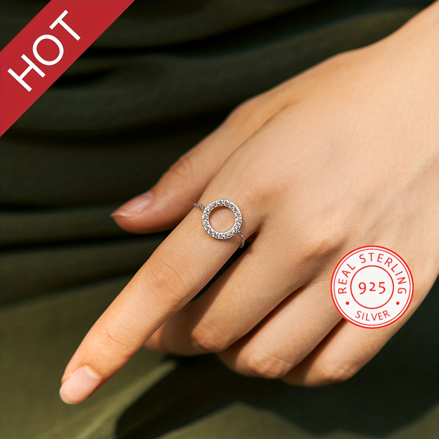 Anello hot sale cerchio vuoto