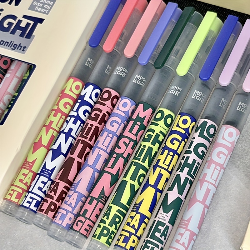 12 pezzi/set Penne Gel Asciugatura rapida colorato in Assorizzato colori  per scrittura