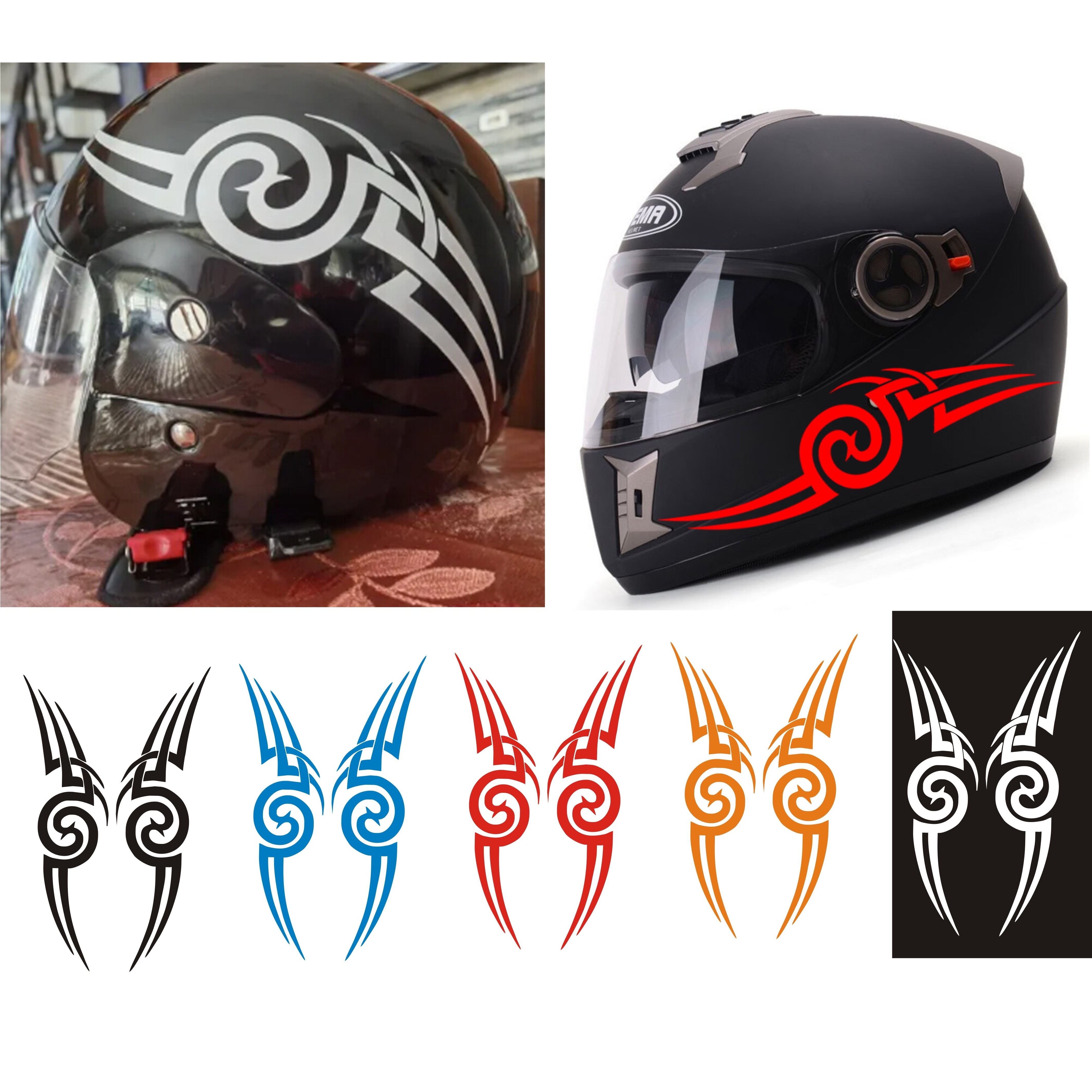Red Bull Motorcycle Sticker Helmet Sticker Reflective - Temu