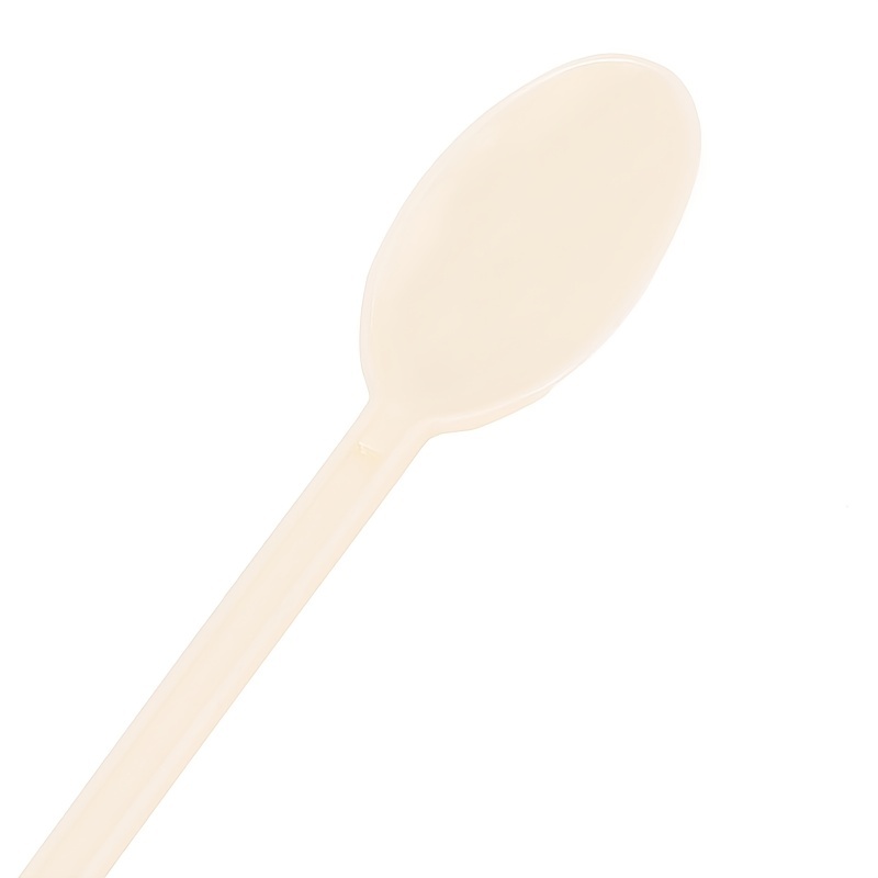 100 pcs 5” Coffee Tea Mini Spoons Plastic Stirrer Disposable Accessories  Utensil