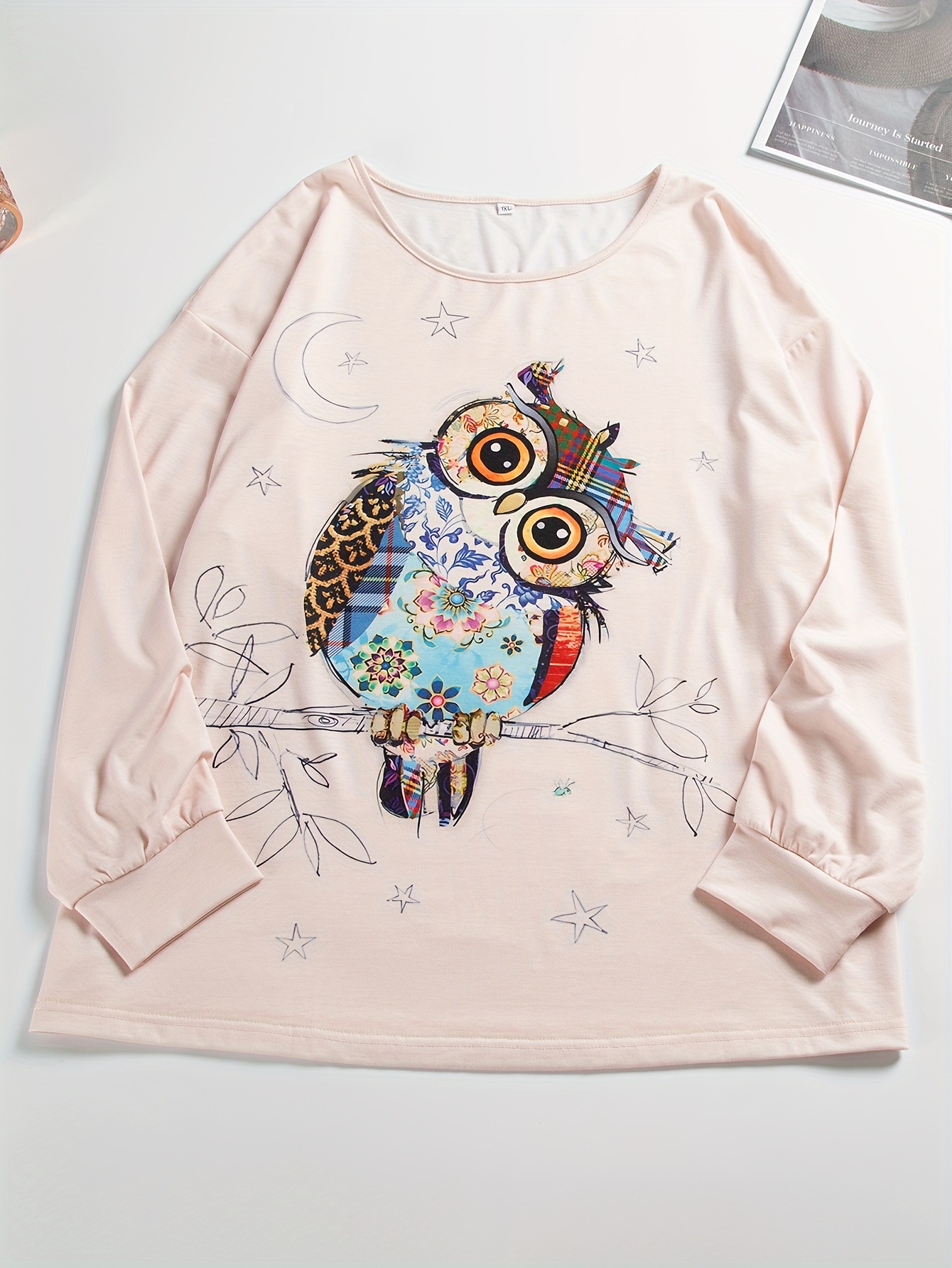 owl shirts plus size