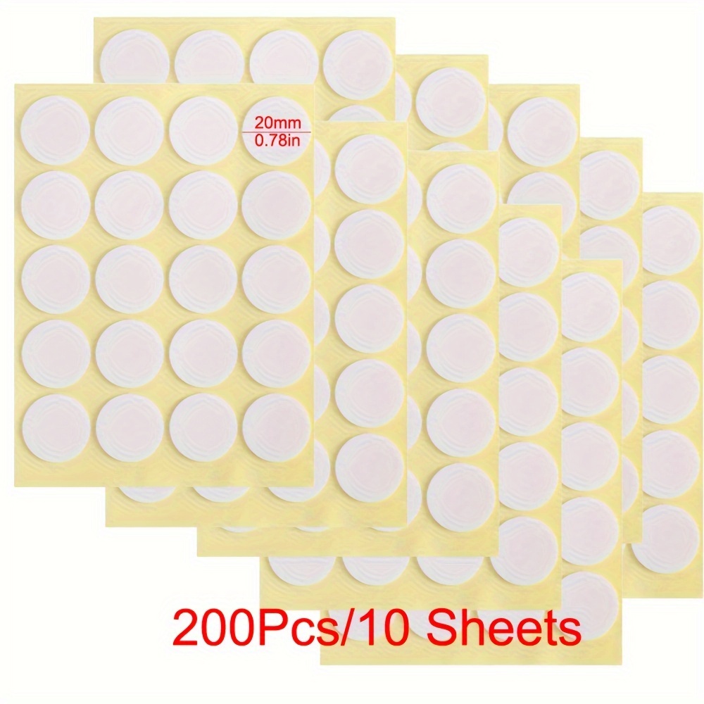 160 Pcs Candle Wick Stickers, Double-Sided Heat Resistance Wick Stickers for Candle Making, Adhere Steady in Hot Wax Candle Stickers