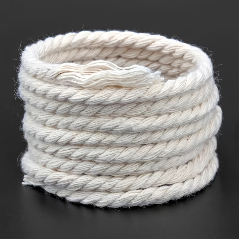 Beige Cotton Rope 12mm. Nautical Rope. Twisted Thick Rope. Decoration Rope.  Craft Supplies. Nautical Decor / 30ft 10yd 9m -  Israel