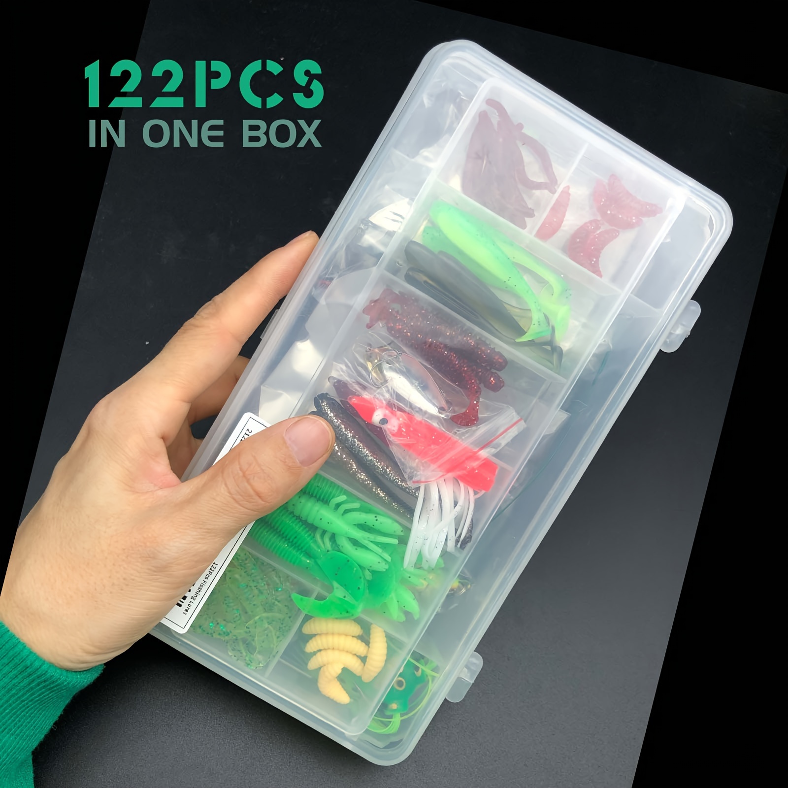 FISHING TACKLE BOX Full of 480 LURES & TONS OF FISHING ITEMS + Many More  $50.60 - PicClick