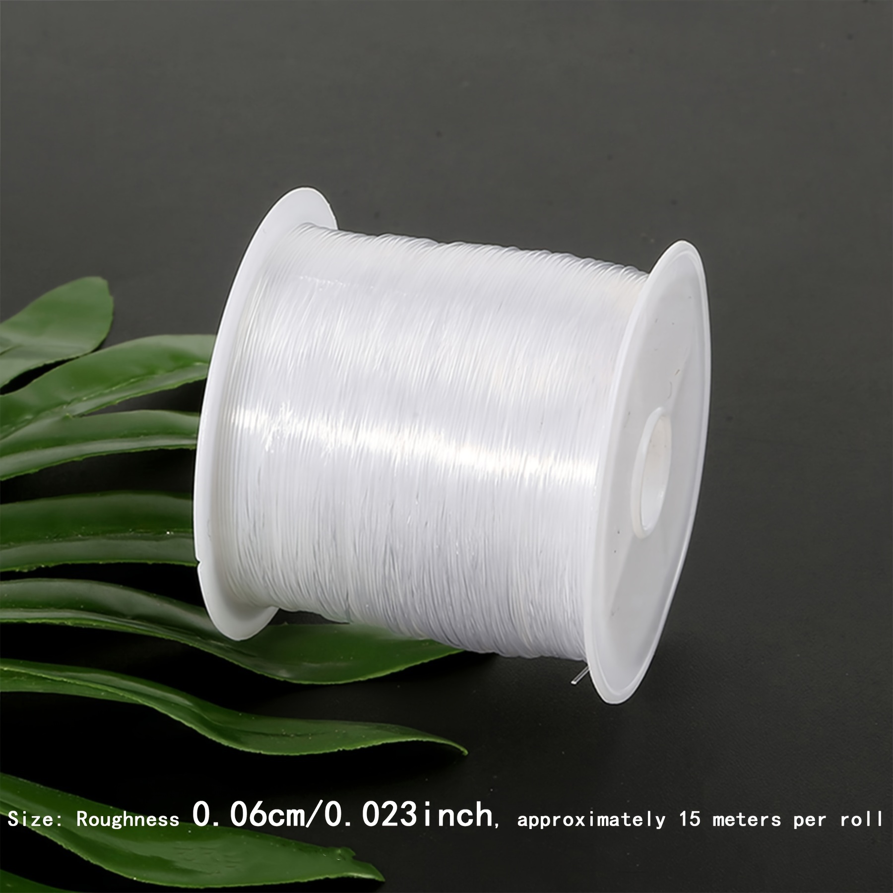 1 Roll DIY Beading Transparent Crystal Fishing Line Without Elastic Silk  Thread Beacelet Necklace Jewelry Making Craft Supplies