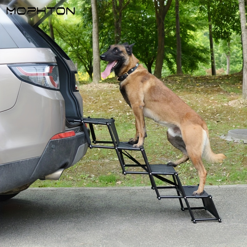 Escalier Pour Chien 2/4 Marches, Grande Marche Pliable Avec Cadre En Métal,  Rampe Légère Et Portative Pour Animaux De Compagnie, Pour Voitures, SUV Et  Lit Haut - Temu Belgium