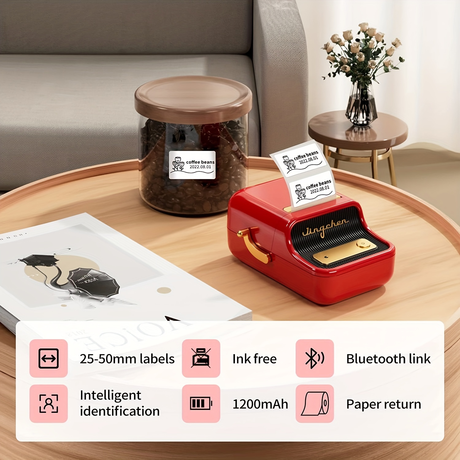 Niimbot-Étiqueteuse thermique sans fil, Bluetooth, B21, imprimante