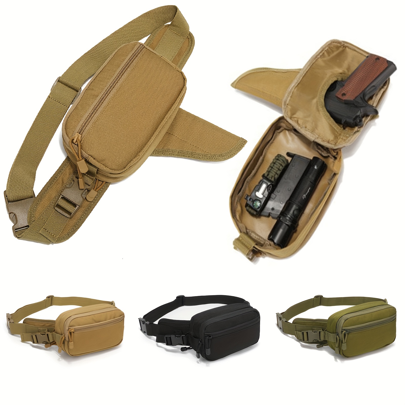 Tactical Waist Bag: Perfect Running Outdoor Camping Bag Men - Temu