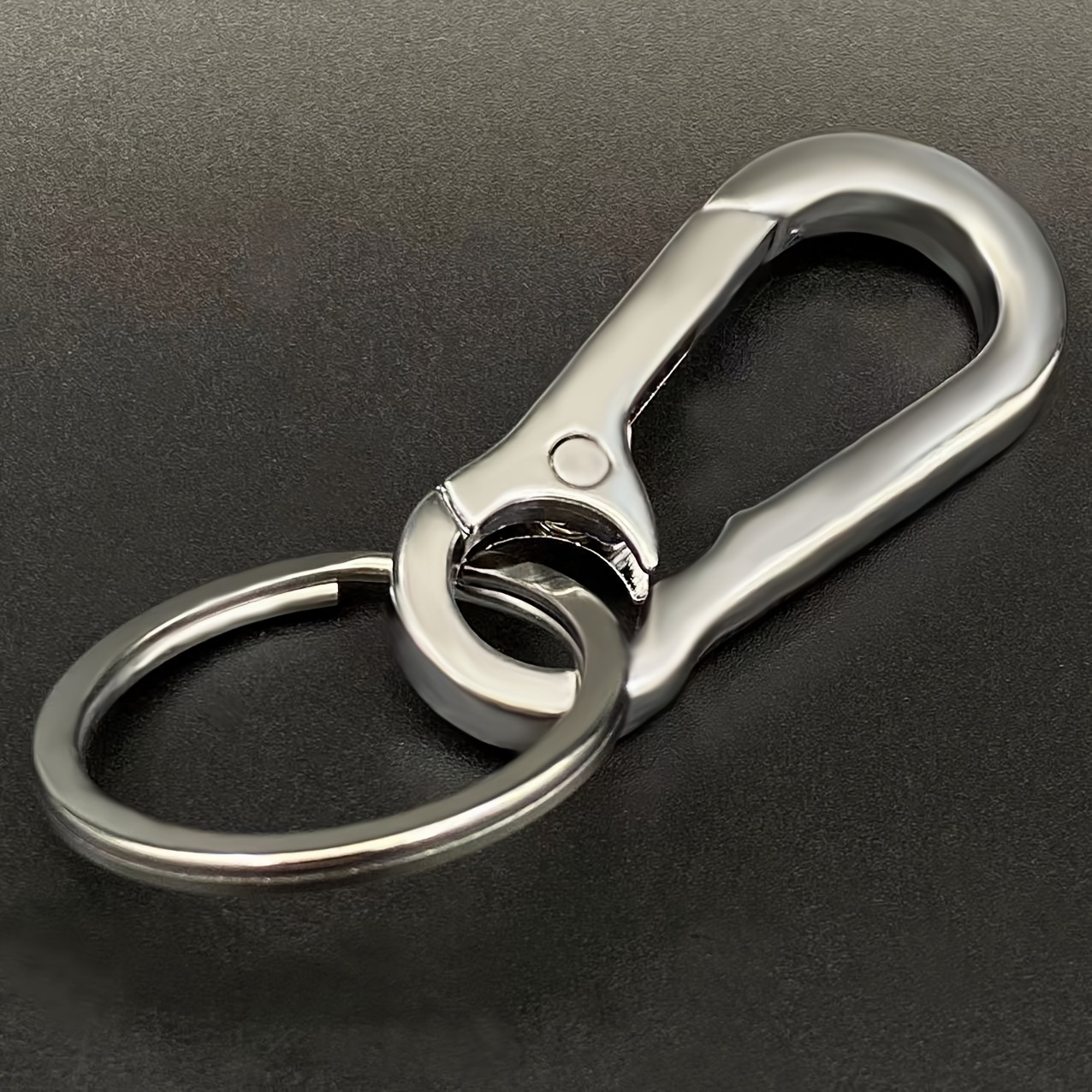 Stainless Steel Gourd Buckle Keychain Waist Belt Clip - Temu