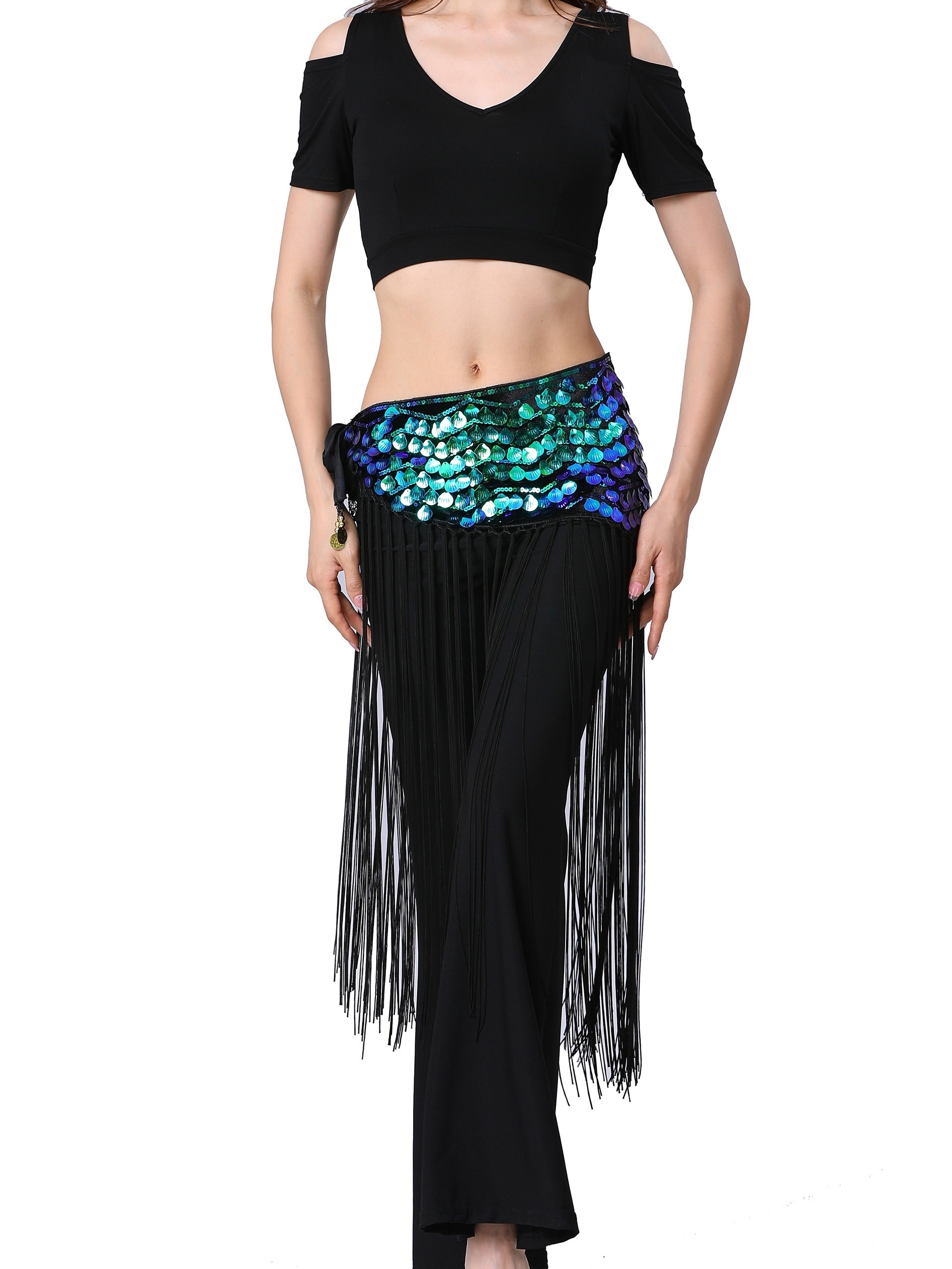 Black Sequin Pants, Rave Clothing at Affordable Prices