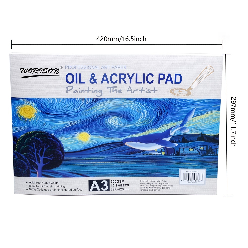 Professional Watercolor Pads A3/A4/A5 Sketchbooks 24 Sheets 180gsm  Acid-Free Paper Ideal for Wet Dry Media Perfect for Beginners - AliExpress