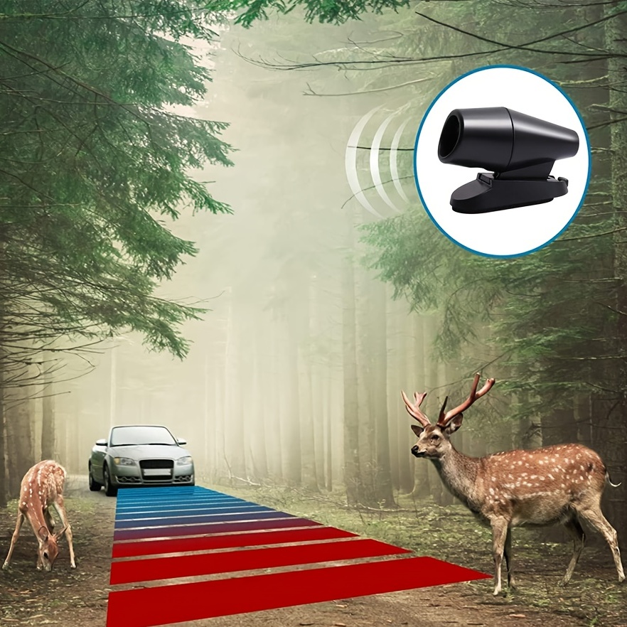 Protect Your Vehicle with 2Pcs Deer Whistles - Anti-Collision Animal Alert  Whistle Devices