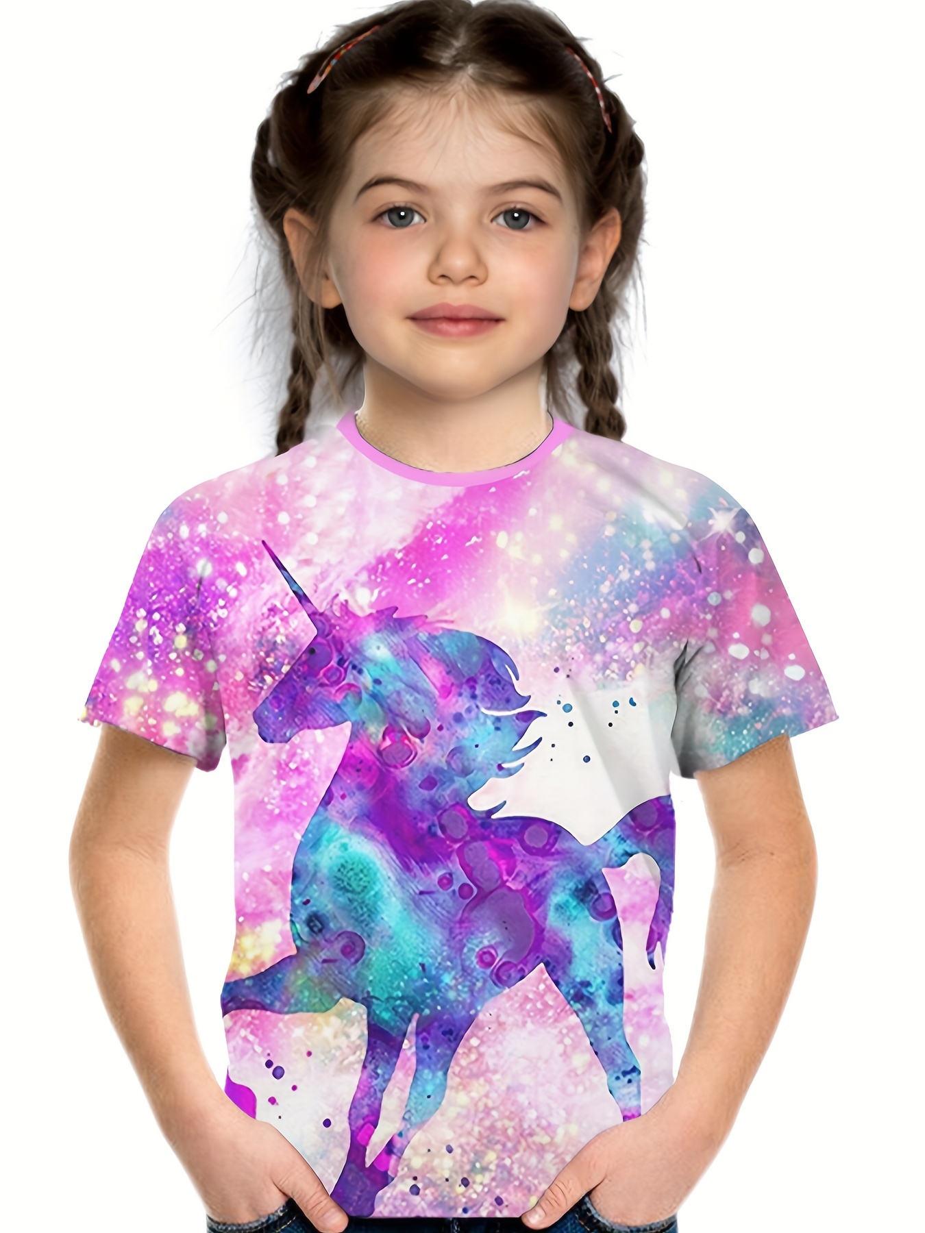 First Impressions Toddler Girls Rainbow Unicorn Cotton T-Shirt