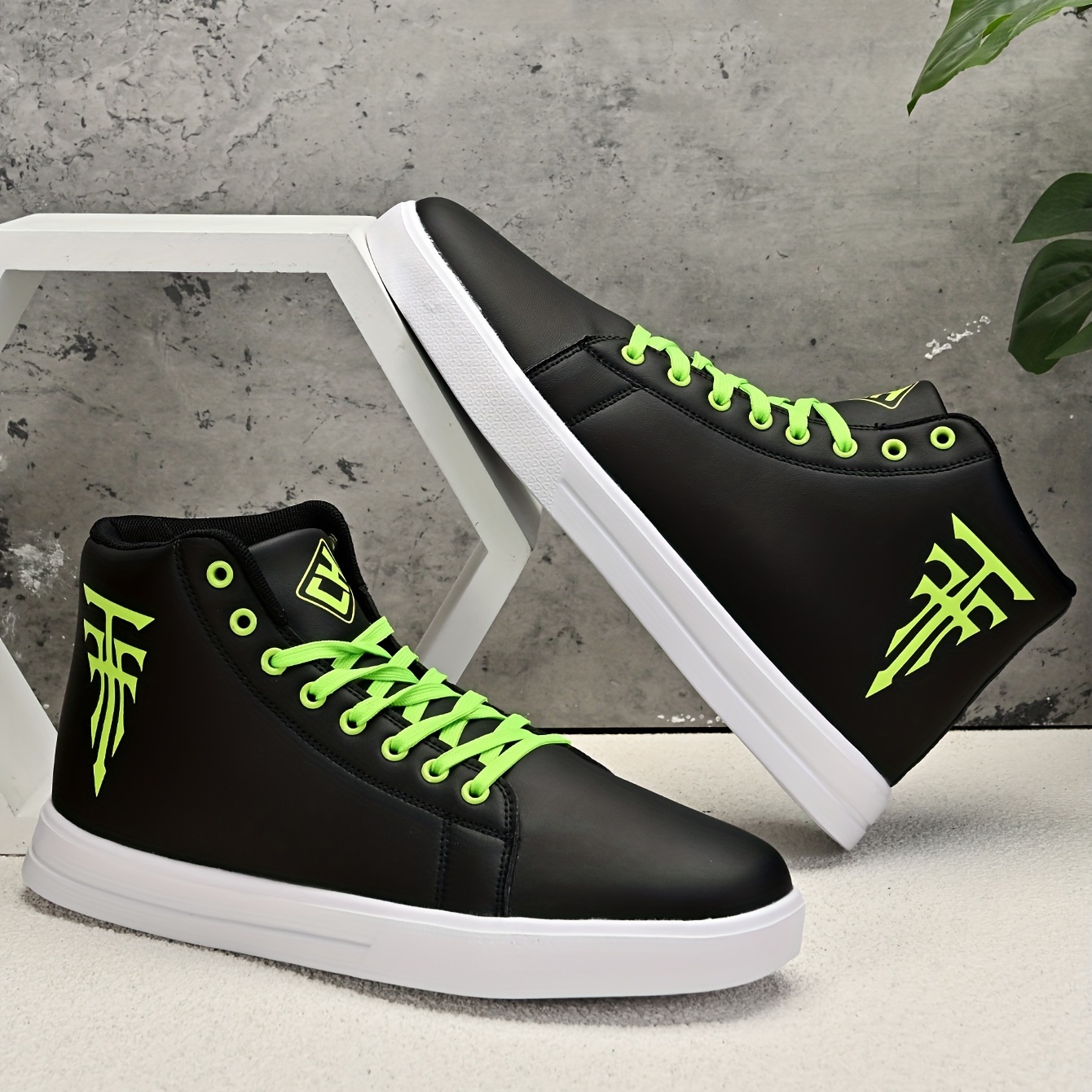 Tenis cano alto masculino hot sale skate